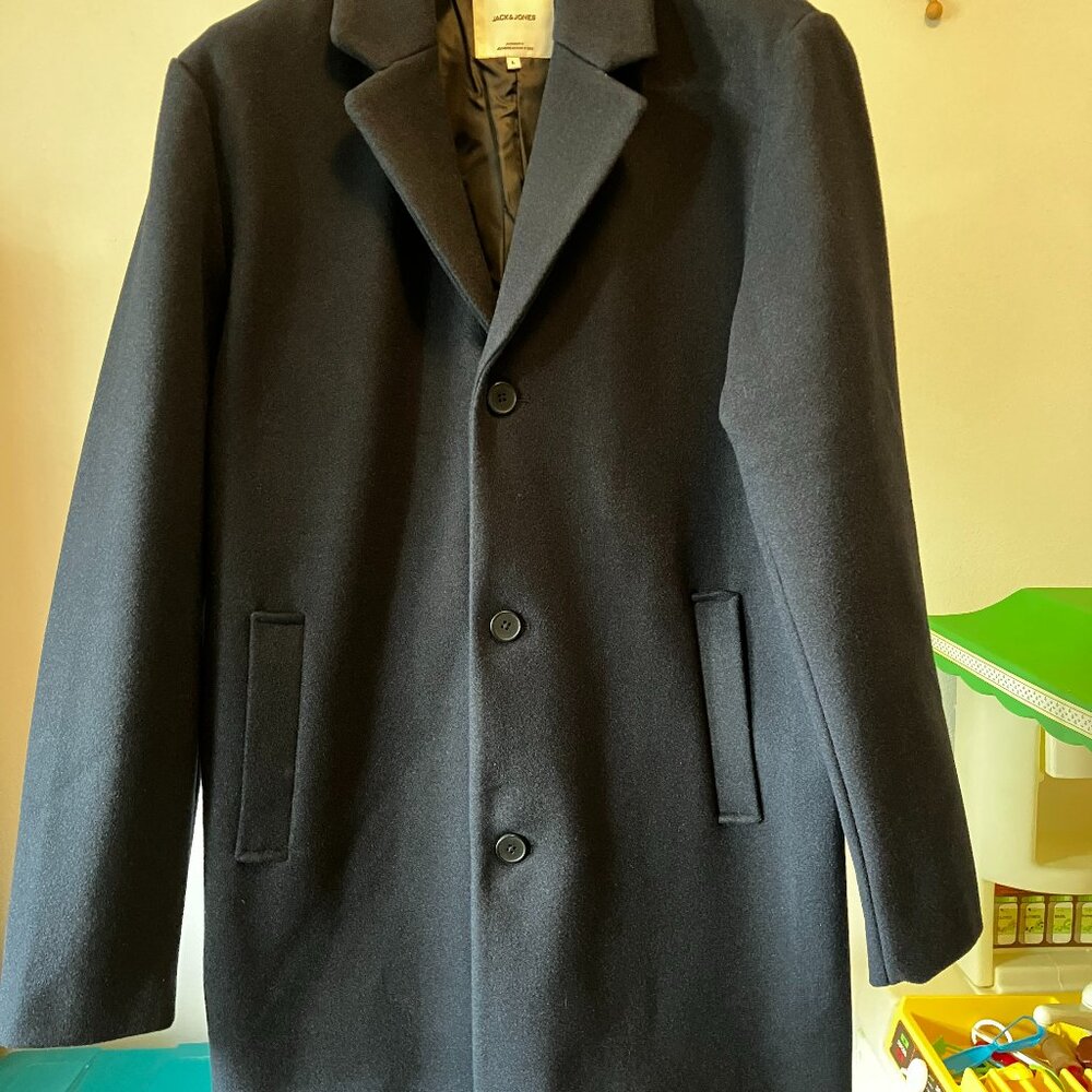 Jack & Jones Men's Overcoat - size Large